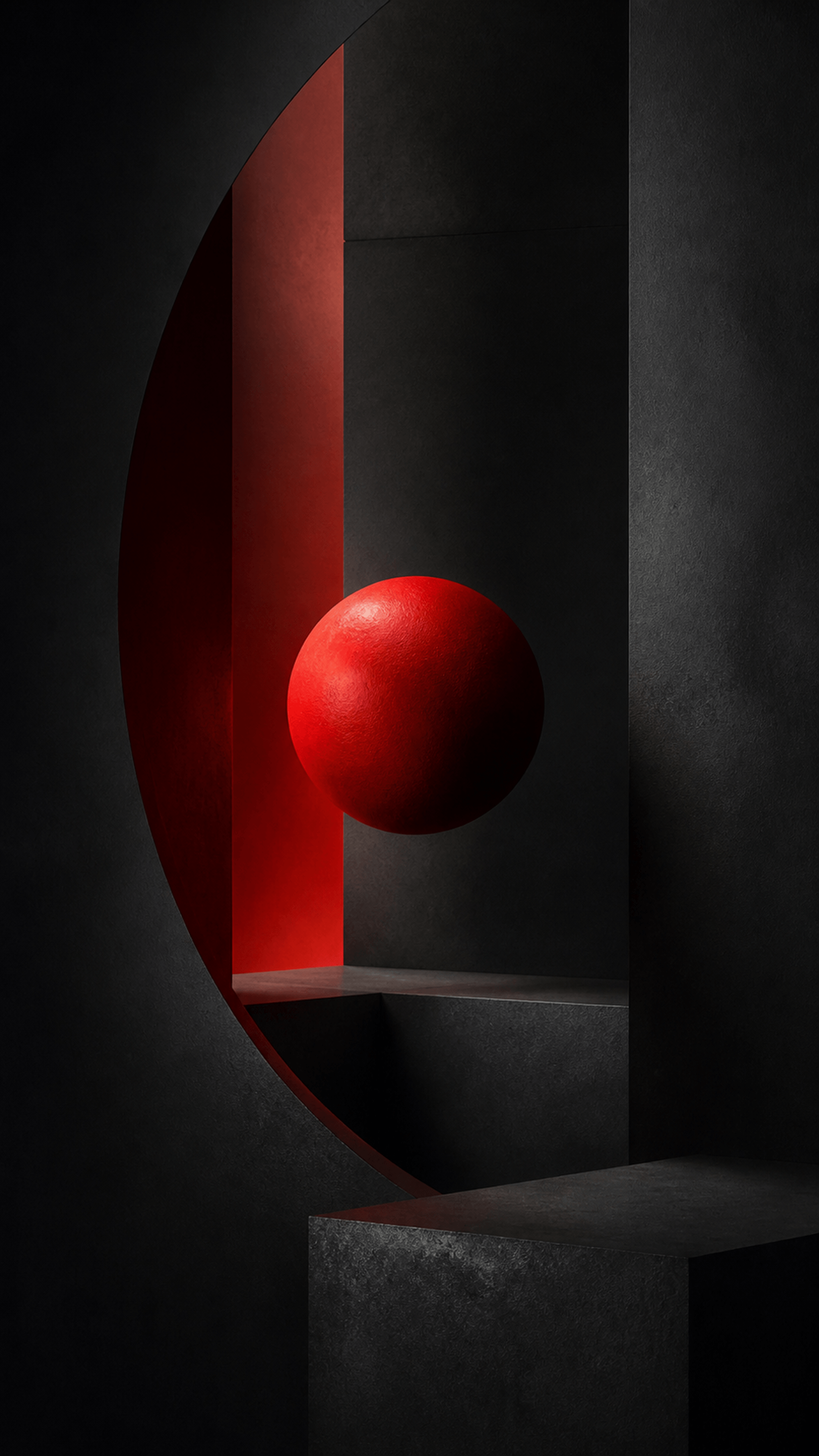 Cardinal Orbit Room Abstract phone wallpaper