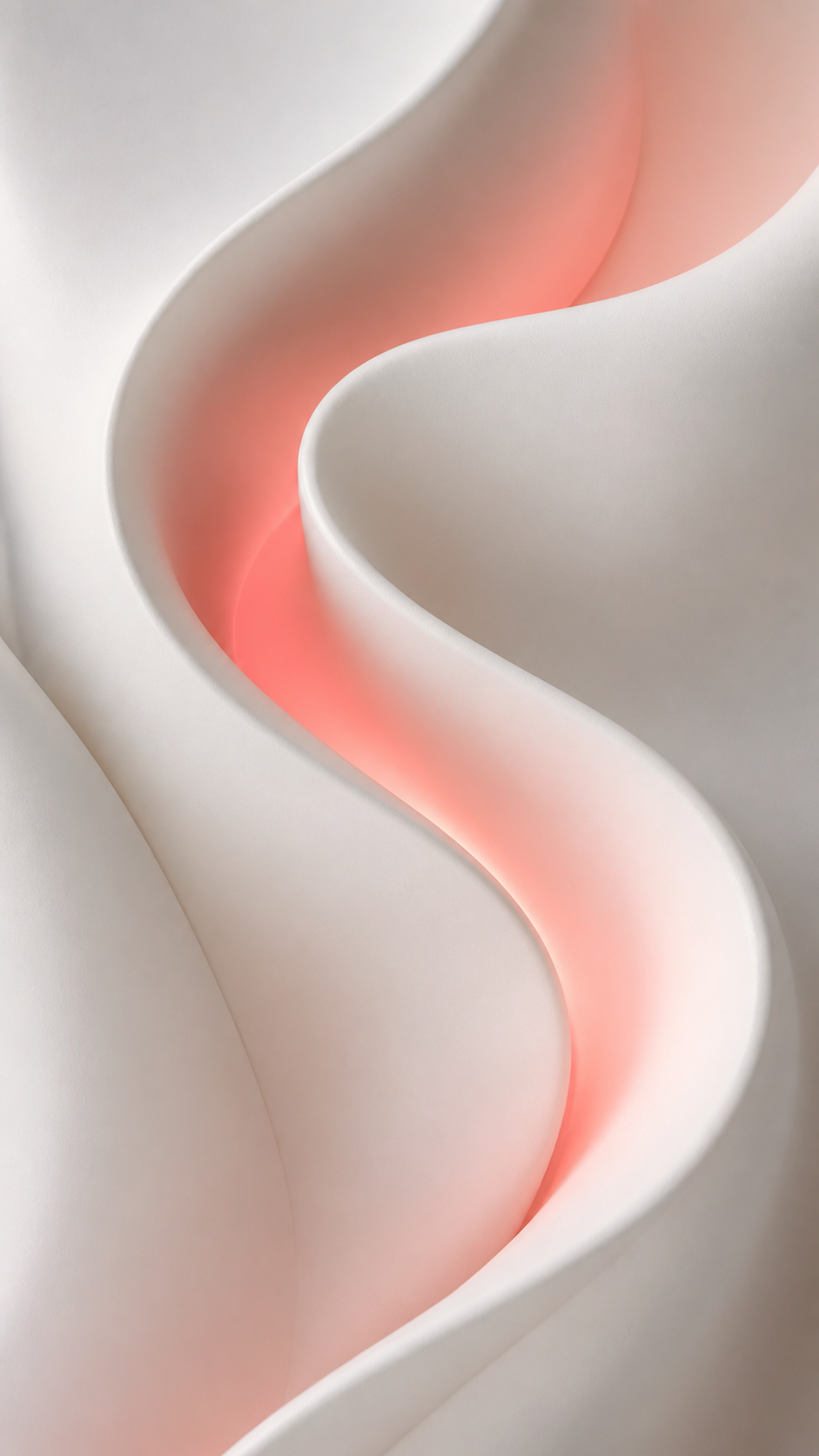 Coral Folds Abstract phone wallpaper