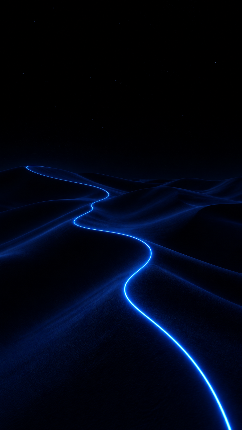 Electric Dunes AMOLED phone wallpaper